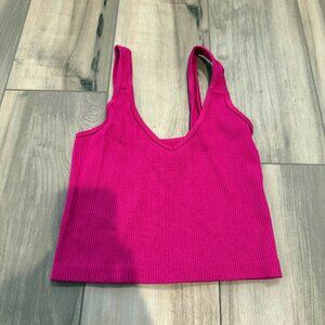 Pink tank top